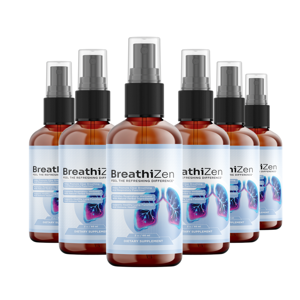 Breathizen six bottle package — 180-day supply with the largest Breathizen discount